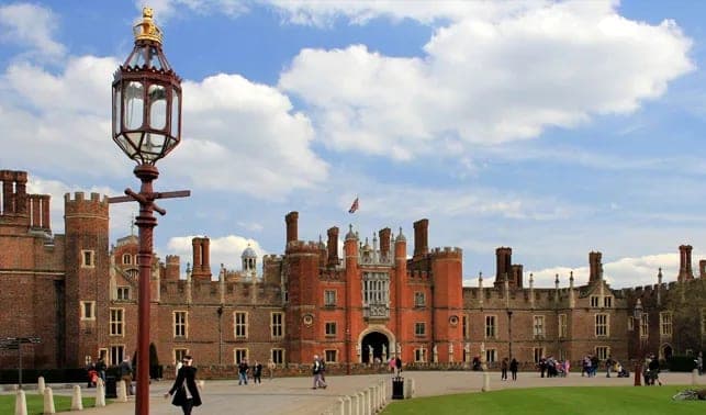 The Tudor gatehouse of Hampton Court Palace