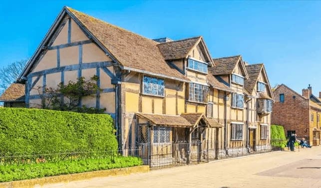 Shakespeare's Birthplace timber-framed house in Stratford-upon-Avon