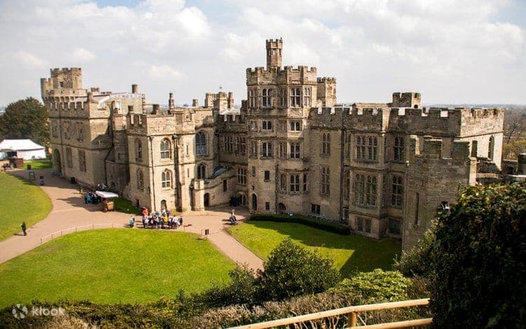The towers and ramparts of Warwick Castle