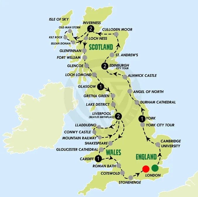 Castles and countryside on an ultimate Britain tour